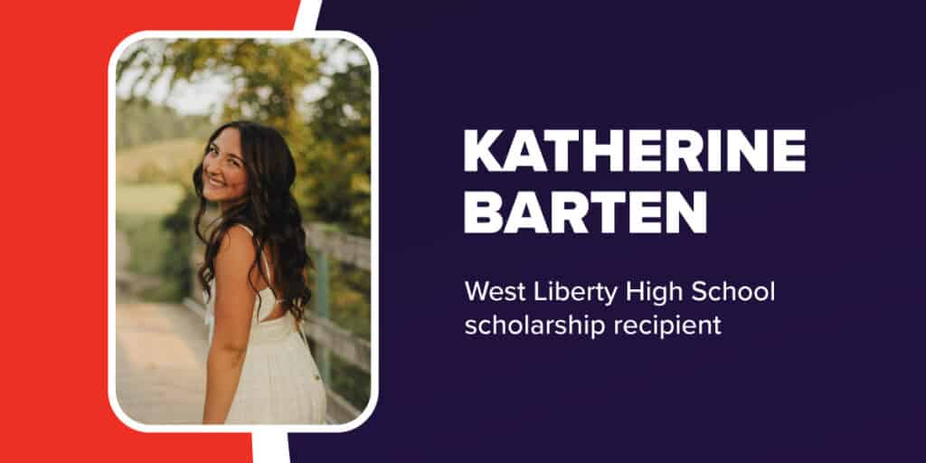 Katherine Barten, West Liberty High School Liberty Communications scholarship recipient